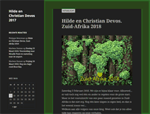 Tablet Screenshot of christiandevos.be